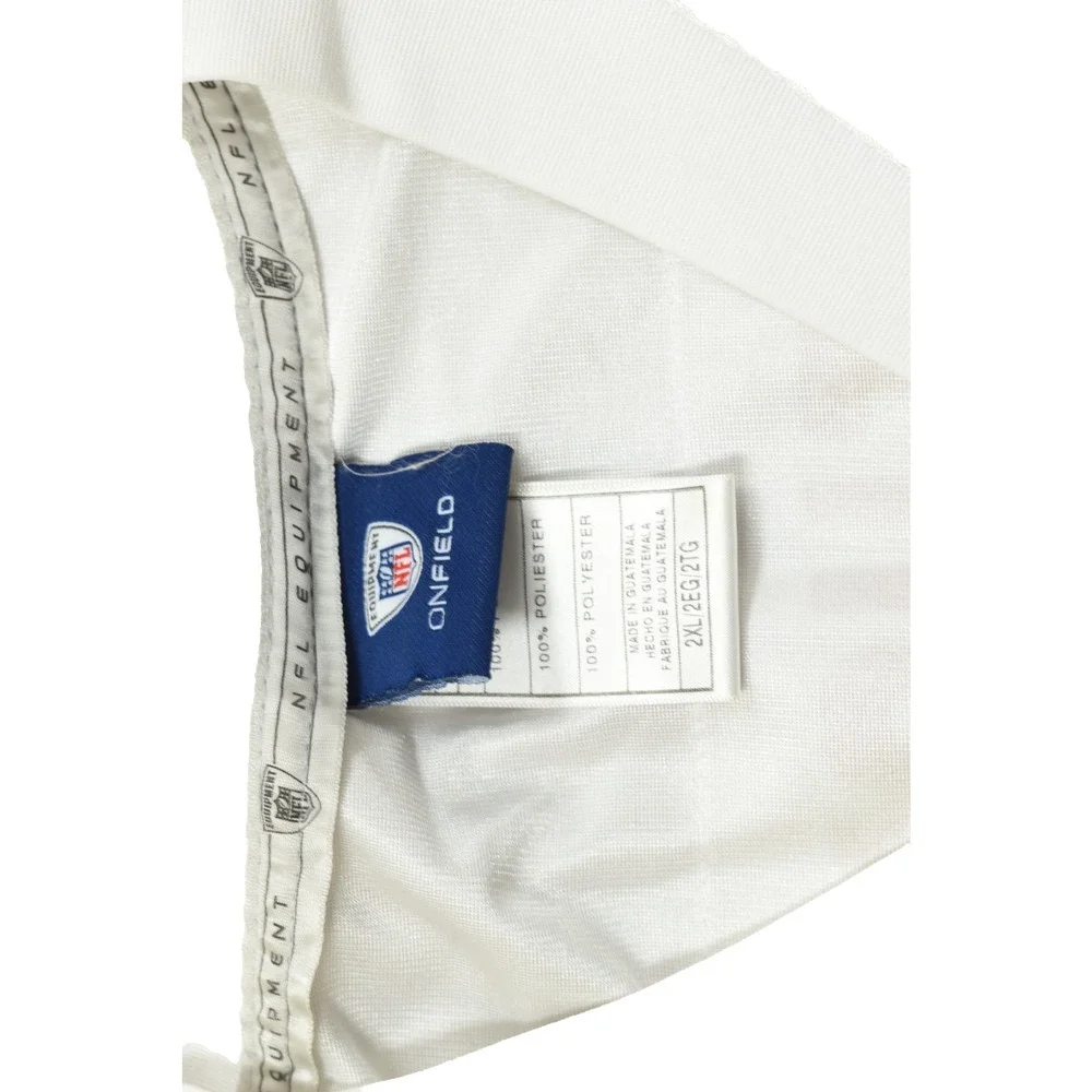 Reebok NFL New York Giants Justin Tuck 91 On Field Jersey White Men's Size 2XL